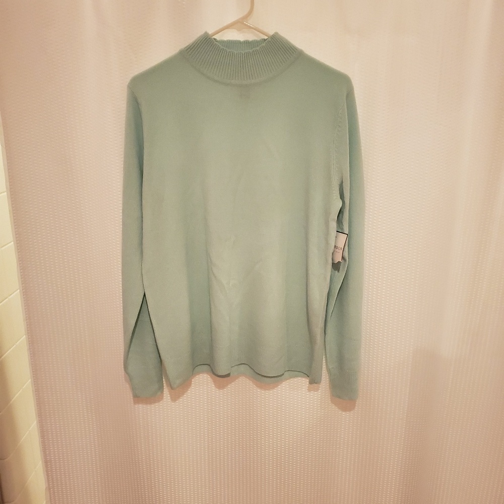 Sag Harbor mock turtleneck